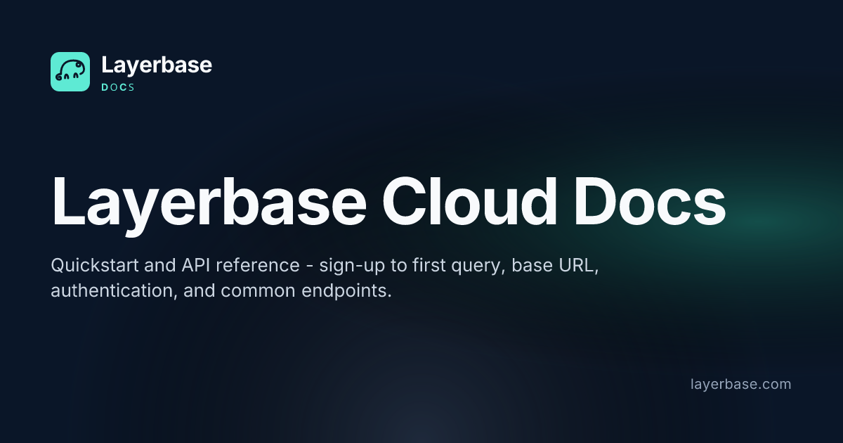 Building a Layerbase App